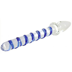 Generique Plug en verre Double Scepter 20.2 x 3cm